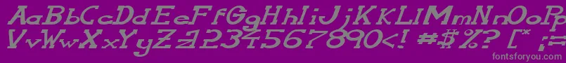 Weitere Informationen zur SerifonwideItalic-Schriftart SerifonwideItalic-Schriftart – Graue Schriften auf violettem Hintergrund
