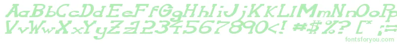 Fonte SerifonwideItalic – fontes verdes