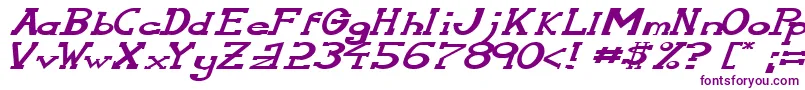SerifonwideItalic-fontti – violetit fontit