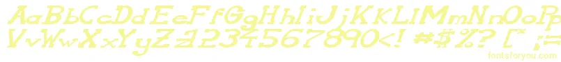 SerifonwideItalic Font – Yellow Fonts