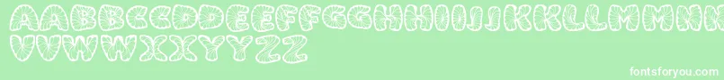 Beiglydemo Font – White Fonts on Green Background