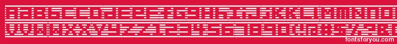 Border7aフォントについての詳細 フォントBorder7a – 赤い背景に白い文字
