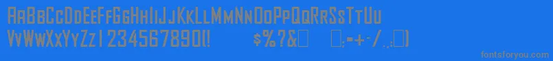 Подробнее о шрифте AgencyBold Шрифт AgencyBold – серые шрифты на синем фоне