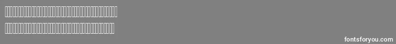 YakoutLight-Schriftart – Weiße Schriften auf grauem Hintergrund