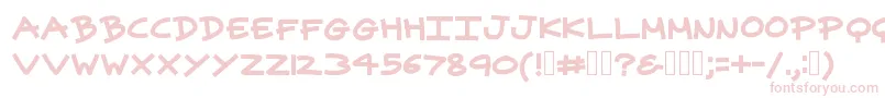 Superpowers-Schriftart – Rosa Schriften