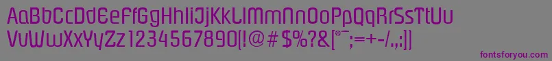 Шрифт PasadenaserialRegular – фиолетовые шрифты на сером фоне