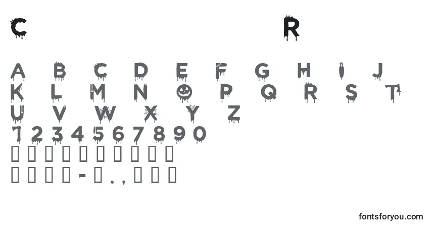 CfhalloweenRegular Font – alphabet, numbers, special characters