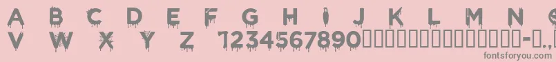 More about CfhalloweenRegular Font CfhalloweenRegular Font – Gray Fonts on Pink Background