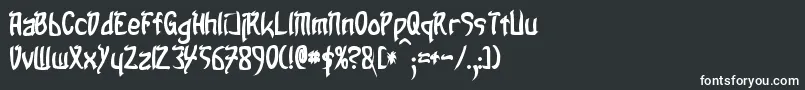 TaibaijanBold Font – White Fonts