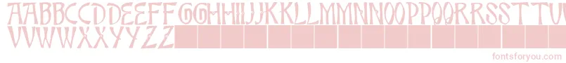 JmhBambooCaps Font – Pink Fonts on White Background