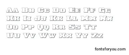 Обзор шрифта Laredotrail3D
