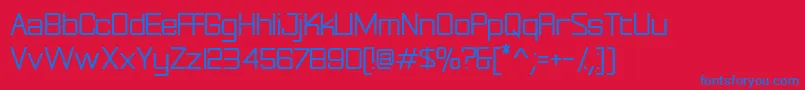 En savoir plus sur la police Rationalinteger Police Rationalinteger – polices bleues sur fond rouge