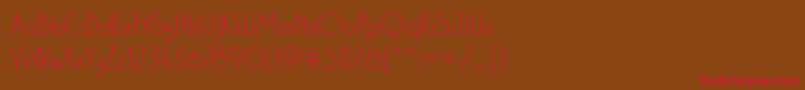 Washingtondlig Font – Red Fonts on Brown Background