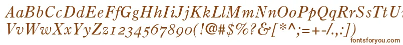 PartitionOldstyleSsiNormal Font – Brown Fonts