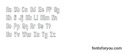 ZillahModernOuline-fontti