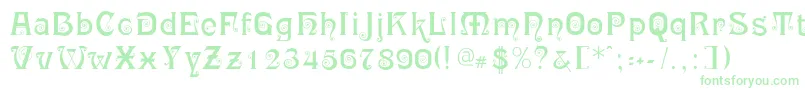 RingletBlack Font – Green Fonts on White Background