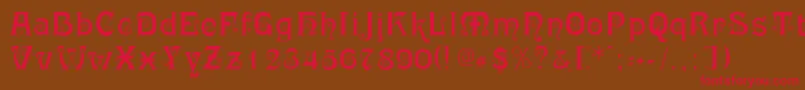 RingletBlack Font – Red Fonts on Brown Background