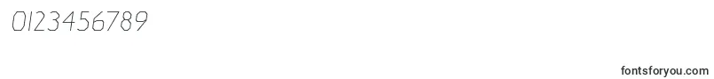 JillicanelItalic Font – Fonts for Numbers and Digits