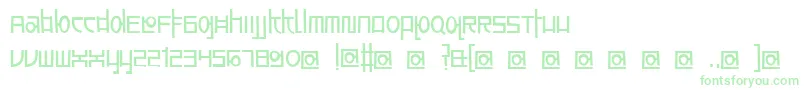 AwesomeSouthKorea Font – Green Fonts on White Background