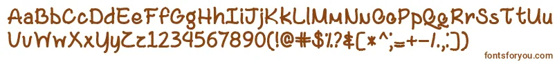 BlackAndBitterCoffeeTtf Font – Brown Fonts on White Background