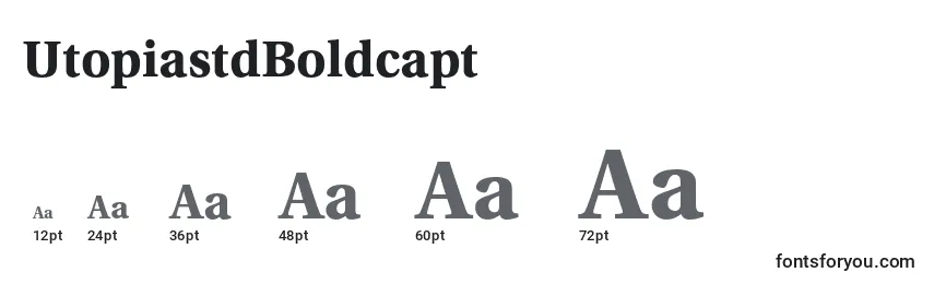 UtopiastdBoldcapt Font Sizes