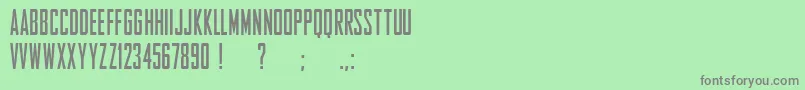 EntschuldigungFreeForPersonalUseOnly Font – Gray Fonts on Green Background