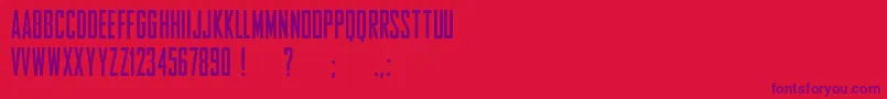 En savoir plus sur la police EntschuldigungFreeForPersonalUseOnly Police EntschuldigungFreeForPersonalUseOnly – polices violettes sur fond rouge