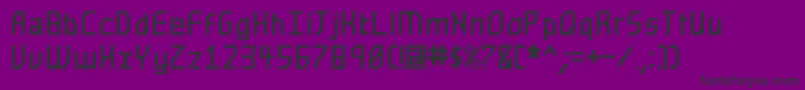 FutureN0tFoundRegular-fontti – mustat fontit violetilla taustalla