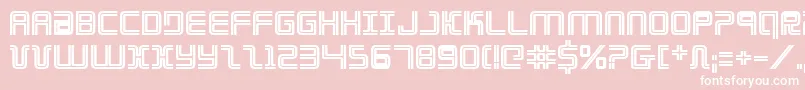 Elecdayb Font – White Fonts on Pink Background