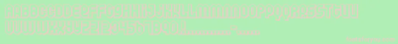 Air Font – Pink Fonts on Green Background