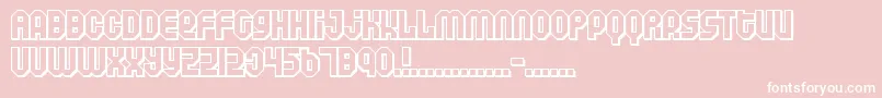 Air Font – White Fonts on Pink Background