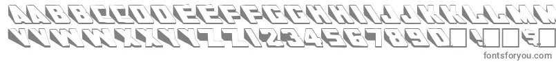 フォントWendelineRegular – 白い背景に灰色の文字