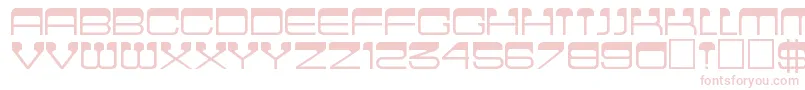 Cinema Font – Pink Fonts on White Background
