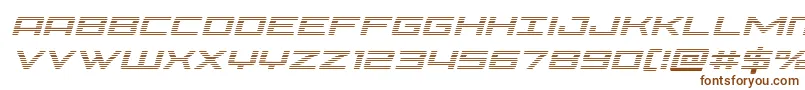 Шрифт Phoeniciagradital – коричневые шрифты на белом фоне