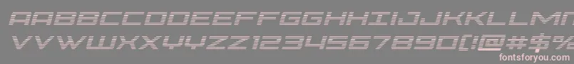 Phoeniciagradital Font – Pink Fonts on Gray Background