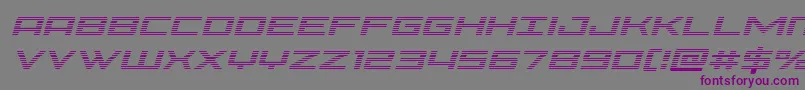 Phoeniciagradital Font – Purple Fonts on Gray Background