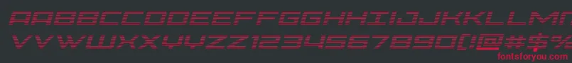 Phoeniciagradital Font – Red Fonts on Black Background
