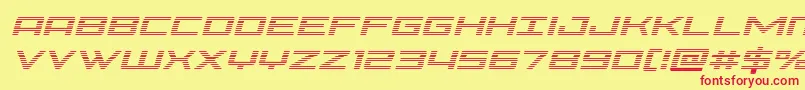 Phoeniciagradital Font – Red Fonts on Yellow Background