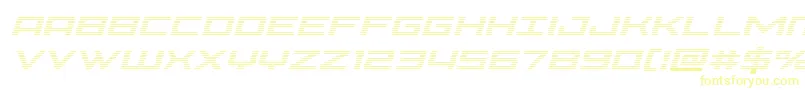 Phoeniciagradital-Schriftart – Gelbe Schriften