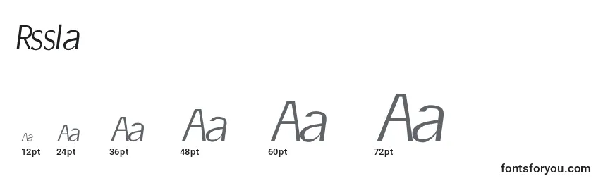 Rsslantinf Font Sizes
