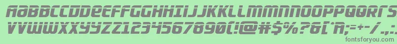 Lightsiderlaser Font – Gray Fonts on Green Background