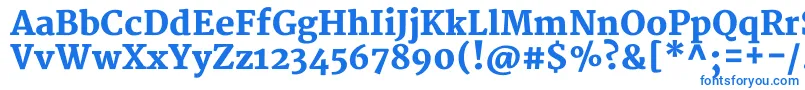 MerriweatherBlack Font – Blue Fonts