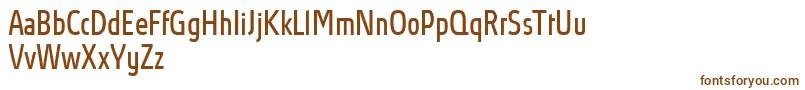 Шрифт AbsolutProBookcondensed – коричневые шрифты на белом фоне