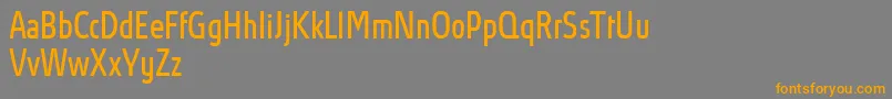 AbsolutProBookcondensed Font – Orange Fonts on Gray Background