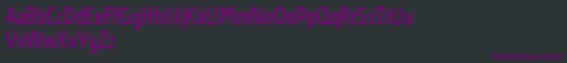Шрифт AbsolutProBookcondensed – фиолетовые шрифты на чёрном фоне