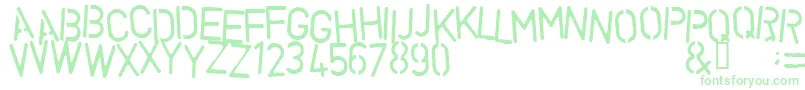 Vegetable Font – Green Fonts