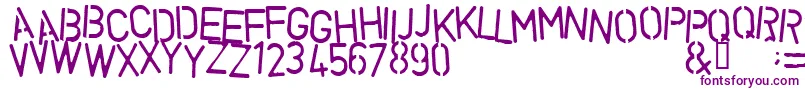 Vegetable Font – Purple Fonts