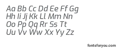 ExoMediumitalic Font