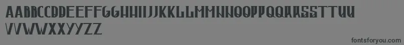 JorntRegular Font – Black Fonts on Gray Background