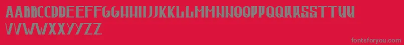 JorntRegular Font – Gray Fonts on Red Background